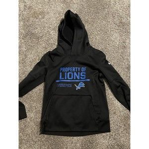 Detroit Lions, Hoodie, Boys, Medium, Nike Themes for, NFL Equipment